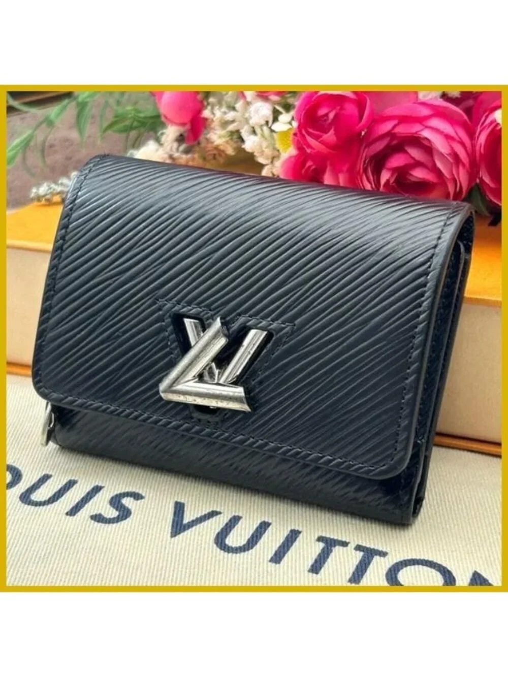 Louis Vuitton Epi Portefeuille Twist Compact XS Wallet